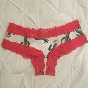 Victoria's secret cactus santa Christmas underwear